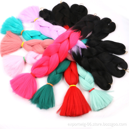 Ombre Jumbo Synthetic Braiding Hair High Temprature Fiber Extensions 165gram 32inch Synthetic Braids Long Crochet Braids Hair